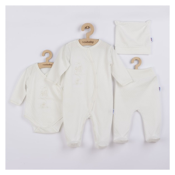 New Baby Good Friends Beige Cotton Baby Kit, size 62 (3-6m)