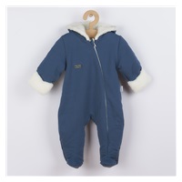 Winter infant jumpsuit Nicol Dolphin, size 56 (0-3m)