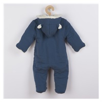 Winter infant jumpsuit Nicol Dolphin, size 56 (0-3m)
