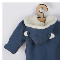 Winter infant jumpsuit Nicol Dolphin, size 56 (0-3m)