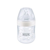NUK Nature Sense baby bottle with temperature control 150 ml white