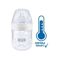 NUK Nature Sense baby bottle with temperature control 150 ml white