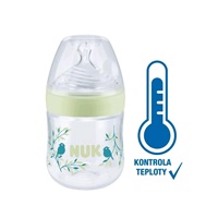 NUK Nature Sense baby bottle with temperature control 150 ml green