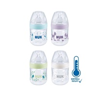 NUK Nature Sense baby bottle with temperature control 150 ml green