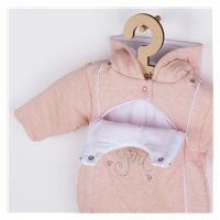 Winter jumpsuit New Baby Super Girl apricot, size 56 (0-3m)