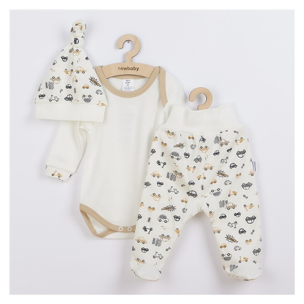 3-Piece Cotton Infant Set New Baby Cars, size 86 (12-18m)