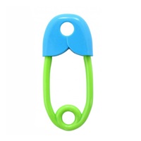 Rattle pin Rappa blue-green