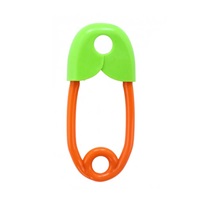 Rattle pin Rappa orange-green