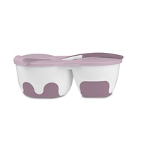 Baby bowl with spoon Baby Ono pink 200 and 150 ml