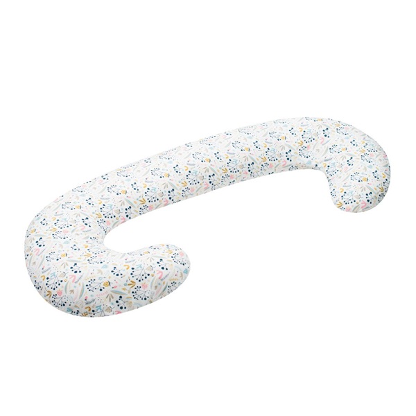 Universal nursing pillow in the shape of C New Baby Cranberries