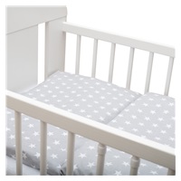 2-piece bedding New Baby 90/120 cm grey Stars white