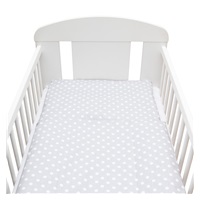 2-piece bedding New Baby 90/120 cm grey with polka dots