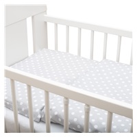 2-piece bedding New Baby 90/120 cm grey with polka dots