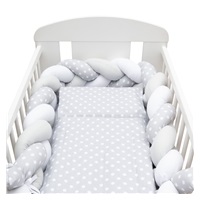 2-piece bedding New Baby 90/120 cm grey with polka dots