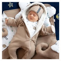 Winter infant jumpsuit Nicol Star, size 62 (3-6m)