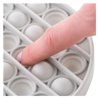 Sensory toy Pop It Akuku circle grey