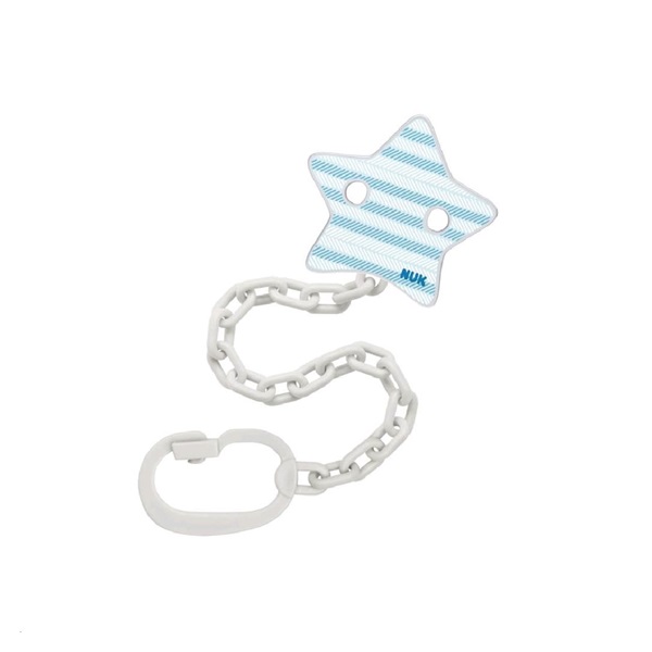 NUK pacifier chain blue