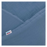 Muslin lace-up wrap New Baby blue