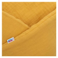Muslin Lace-up Wrap New Baby Mustard