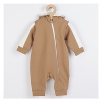 Baby Sweatsuit New Baby The Best brown, size 74 (6-9m)