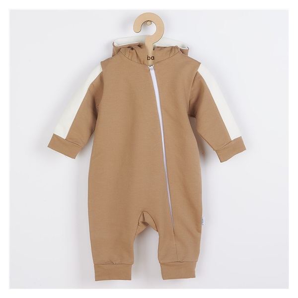 Baby Sweatsuit New Baby The Best brown, size 74 (6-9m)