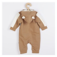 Baby Sweatsuit New Baby The Best brown, size 74 (6-9m)