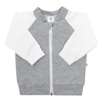 Baby Sweatshirt New Baby The Best grey, size 74 (6-9m)