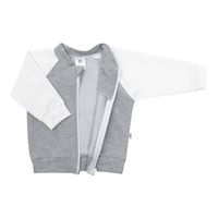 Baby Sweatshirt New Baby The Best grey, size 74 (6-9m)