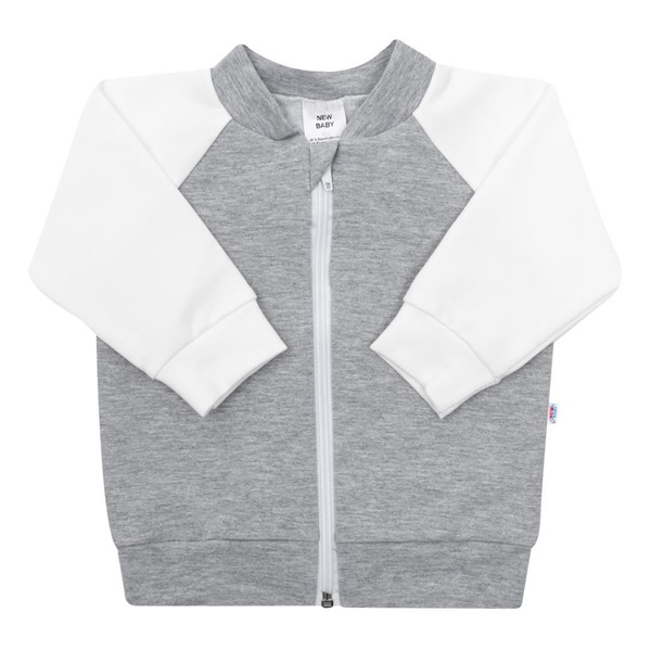 Baby Sweatshirt New Baby The Best grey, size 92 (18-24m)