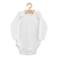 Long sleeve body New Baby II - white, size 92 (18-24m)