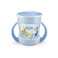 NUK Mini Magic 360° baby cup with lid blue