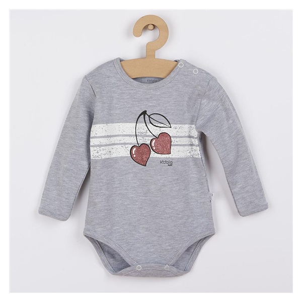 Kojenecké body s dlouhým rukávem Koala Cherry