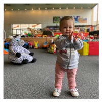 Baby sweatpants and sweatshirt Koala Cherry, size 62 (3-6m)