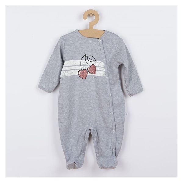 Baby cotton jumpsuit Koala Cherry, size 62 (3-6m)