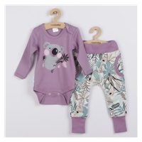 2-Piece Cotton Set New Baby Rebel Lilac, size 74 (6-9m)