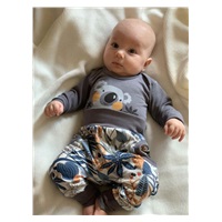 2-Piece Cotton Set New Baby Rebel graphite, size 86 (12-18m)