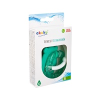 Baby silicone and cooling teether Akuku teddy bear and square set of 2