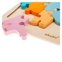 Akuku Elephant wooden puzzle