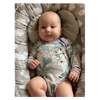 Baby body New Baby Rebel lilac, size 56 (0-3m)