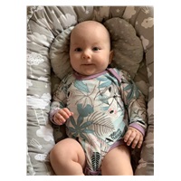 Baby body New Baby Rebel lilac, size 62 (3-6m)