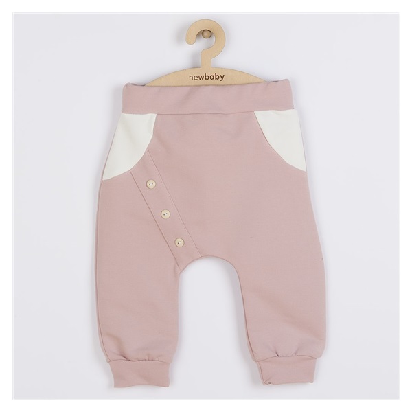 New Baby The Best Pink Cotton Baby Sweatpants, size 56 (0-3m)