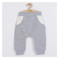 Baby Cotton Sweatpants New Baby The Best Grey, size 74 (6-9m)