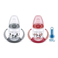 NUK Disney Mickey Learning Bottle with Temperature Control 150 ml grey