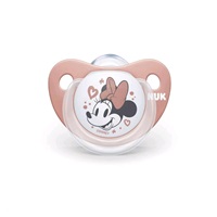 NUK Disney Mickey Minnie Trendline Soother 0-6m Red Box, size 0-6 m
