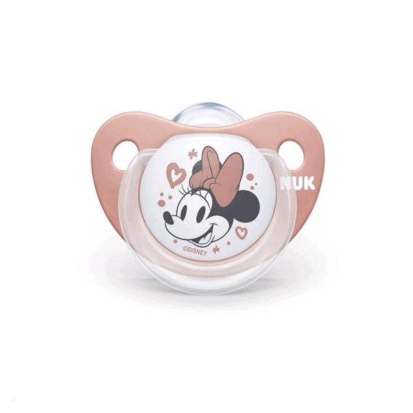 NUK Disney Mickey Minnie Trendline Soother 0-6m Red Box, size 0-6 m