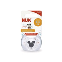 NUK Disney Mickey Minnie Trendline Soother 0-6m Red Box, size 0-6 m
