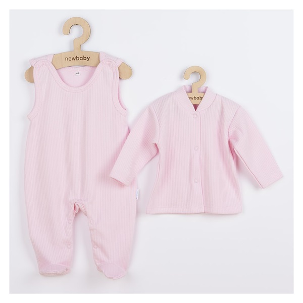 2-Piece Cotton Set New Baby Sweetie Pink, size 68 (4-6m)