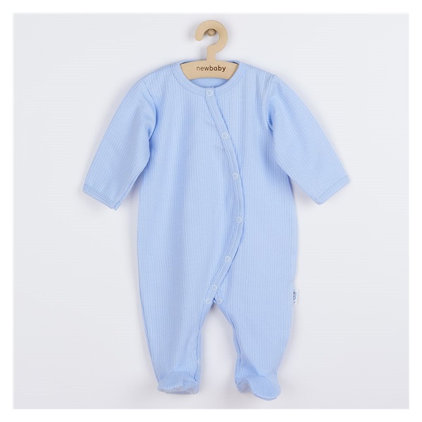 New Baby Sweetie Blue Cotton Infant Jumpsuit, size 68 (4-6m)