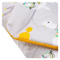 Baby wrap New Baby llama grey- mustard