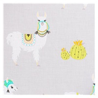Baby wrap New Baby llama grey- mustard